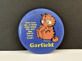 USA ビンテージ ガーフィールド 缶バッジ 缶バッチ Garfield