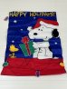 画像2: 未使用 タグ付き スヌーピー ウッドストック クリスマス BIG FLAG フラッグ SNOOPY PEANUTS USA (2)