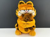 レア サイズ大 USA ヴィンテージ ガーフィールド プーキー ぬいぐるみ Garfield 1980s