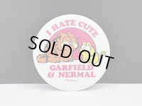 レア ナーマル USA ビンテージ ガーフィールド 缶バッジ 缶バッチ Garfield