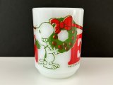 ファイヤーキング スヌーピー NOEL クリスマス マグカップ ヴィンテージ USA PEANUTS Fire-king SNOOPY