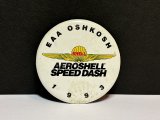 SHELL EAA OSHKOSH AEROSHELL ビンテージ 缶バッジ 缶バッチ USA ユーロ EURO vintage ヴィンテージ