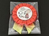 [新品雑貨]　PEANUTS スヌーピー ロゼット缶バッジ ライナス