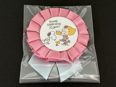 画像1: [新品雑貨]　PEANUTS スヌーピー ロゼット缶バッジ サリー