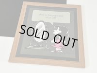 1979年 スヌーピー ルーシー フレーム ポスター USA SNOOPY ピーナッツ PEANUTS ヴィンテージ