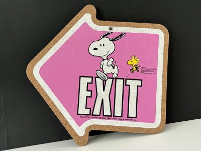 画像2: スヌーピー ウッドストック ヴィンテージ コルクボード サイン SIGN 1970's 1980's 壁掛け飾り SNOOPY PEANUTS