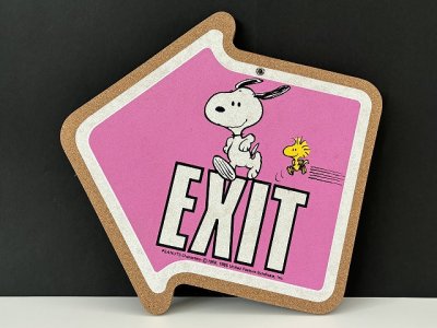 画像1: スヌーピー ウッドストック ヴィンテージ コルクボード サイン SIGN 1970's 1980's 壁掛け飾り SNOOPY PEANUTS