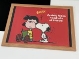 1988年 スヌーピー ルーシー フレームポスター USA SNOOPY ピーナッツ PEANUTS