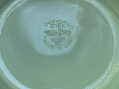 画像6: ファイヤーキング ジェダイ レストランウエア パイ/サラダプレート Fire-king 1950's 1960's USA ヴィンテージ