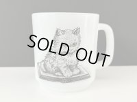 グラスベイク CAT キャット 猫 ネコ ねこ マグ ヴィンテージ Glasbake