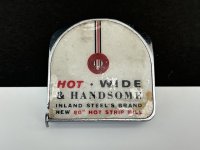 MADE IN USA ヴィンテージ メジャー 巻き尺 インダストリアル アドバタイジング vintage