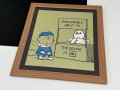 1979年 スヌーピー チャーリーブラウン フレーム ポスター USA SNOOPY ピーナッツ PEANUTS ヴィンテージ