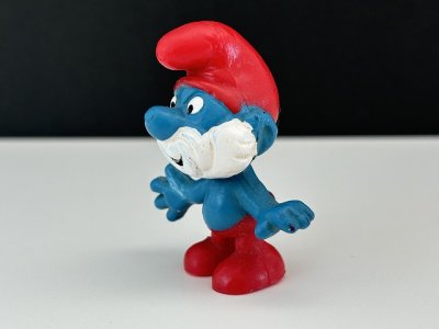 画像2: パパスマーフ PVC フィギュア ヴィンテージ vintage SMURF PEYO