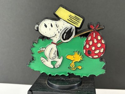 画像2: ヴィンテージ スヌーピー ウッドストック トロフィー 1970s 1980's AVIVA vintage USA SNOOPY