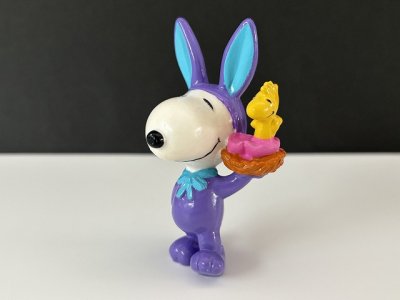 画像1: USA SNOOPY スヌーピー ウッドストック PVC フィギュア Whitman's オールド ビンテージ PEANUTS