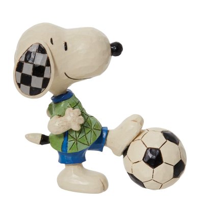画像1: [新品雑貨] JIM SHORE ジムショア スヌーピー サッカー 置物 フィギュア USA アメリカ