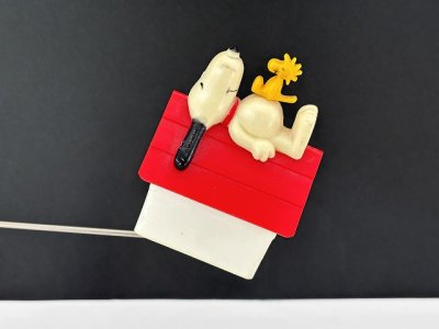 画像2: 1980's スヌーピー ウッドストック ドッグハウス バランストイ やじろべえ オールド ヴィンテージ vintage SNOOPY PEANUTS USA