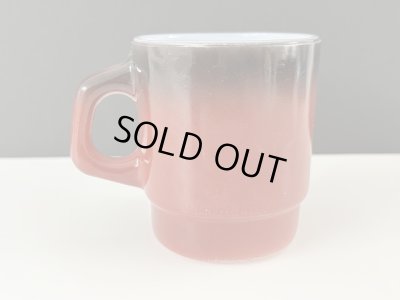 画像3: ファイヤーキング スタッキング 2トーン カラーマグ ブラウンストーン brownstone Fire-king USA ヴィンテージ