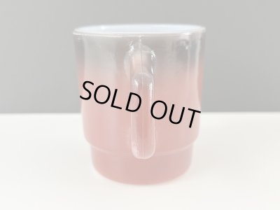 画像4: ファイヤーキング スタッキング 2トーン カラーマグ ブラウンストーン brownstone Fire-king USA ヴィンテージ