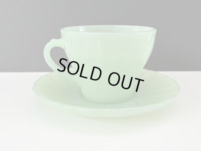 画像3: ファイヤーキング ジェダイ シェル カップ&ソーサー Fire-King C&S USA ヴィンテージ