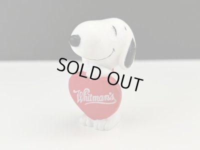 画像1: USA SNOOPY スヌーピー ウッドストック PVC フィギュア Whitman's オールド ビンテージ PEANUTS