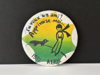 1981年 ビンテージ 缶バッジ 缶バッチ USA ユーロ EURO vintage ヴィンテージ