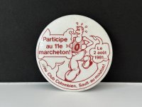 1981年 ビンテージ 缶バッジ 缶バッチ USA ユーロ EURO vintage ヴィンテージ