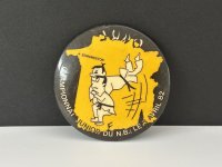 ビンテージ 缶バッジ 缶バッチ USA ユーロ EURO vintage ヴィンテージ