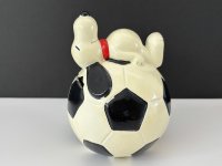 1970's Determined社製 ヴィンテージ スヌーピー スポーツ サッカー 貯金箱 vintage USA SNOOPY