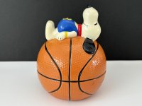1970's Determined社製 ヴィンテージ スヌーピー スポーツ バスケ 貯金箱 vintage USA SNOOPY