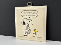 ヴィンテージ スヌーピー 1980's HALLMARK WALL PLAQUE 壁掛け 飾り SNOOPY PEANUTS MADE IN USA