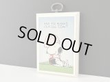 ヴィンテージ スヌーピー チャーリーブラウン 1980's HALLMARK WALL PLAQUE 壁掛け 飾り SNOOPY PEANUTS MADE IN USA
