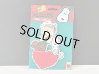 未使用 デッドストック ヴィンテージ スヌーピー ライナス WOOD ウッド オーナメント SNOOPY PEANUTS USA