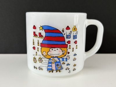 画像2: レア フェデラル 水森亜土 亜土ちゃん あどちゃん マグ Federal ヴィンテージ USA