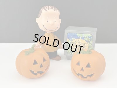 画像1: かぼちゃ大王 ライナス LINUS フィギュア USA SNOOPY スヌーピー ヴィンテージ PEANUTS