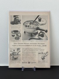 ビンテージ LIFE誌 1957年 ビンテージ広告 切り取り アドバタイジング ポスター GENERAL ELECTRIC ゼネラルエレクトリック