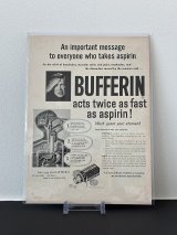 ビンテージ LIFE誌 1954年 ビンテージ広告 切り取り アドバタイジング ポスター