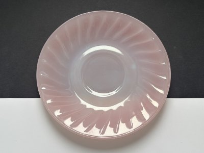 画像8: ファイヤーキング ピンクスワール カップ＆ソーサー C&S 1949年〜1962年 Fire king USA ヴィンテージ