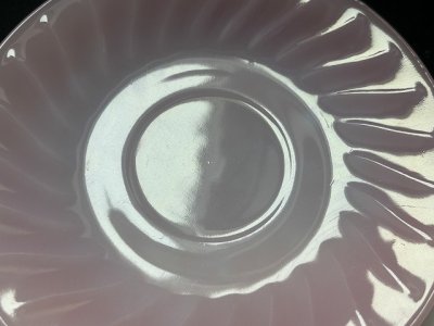 画像9: ファイヤーキング ピンクスワール カップ＆ソーサー C&S 1949年〜1962年 Fire king USA ヴィンテージ