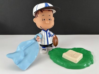 画像1: ライナス LINUS ベースボール 野球 フィギュア ドール USA SNOOPY スヌーピー オールド ヴィンテージ