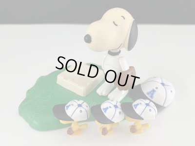 画像3: スヌーピー ウッドストック ベースボール 野球 フィギュア ドール USA SNOOPY オールド ヴィンテージ
