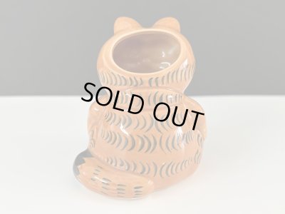 画像2: USA ヴィンテージ ENESCO ガーフィールド つまようじ入れ 綿棒入れ 小物入れ 置物 Garfield 1980s
