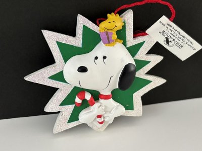 画像2: デッドストック ヴィンテージ スヌーピー 壁掛け飾り WOOD ウッド オーナメント SNOOPY PEANUTS USA