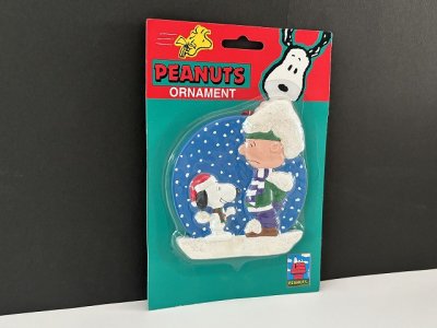 画像2: 未使用 デッドストック ヴィンテージ チャーリーブラウン スヌーピー 壁掛け飾り オーナメント SNOOPY PEANUTS USA スヌーピー
