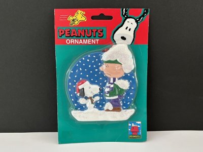 画像1: 未使用 デッドストック ヴィンテージ チャーリーブラウン スヌーピー 壁掛け飾り オーナメント SNOOPY PEANUTS USA スヌーピー