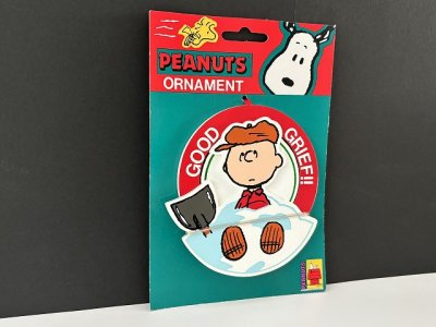 画像2: 未使用 デッドストック ヴィンテージ チャーリーブラウン 壁掛け飾り WOOD ウッド オーナメント SNOOPY PEANUTS USA スヌーピー