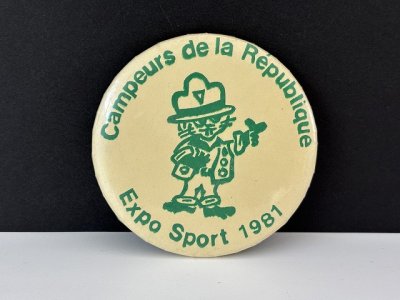 画像1: 1981年 ビンテージ 缶バッジ 缶バッチ USA ユーロ EURO vintage ヴィンテージ