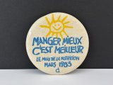 1983年 ビンテージ 缶バッジ 缶バッチ USA ユーロ EURO vintage ヴィンテージ