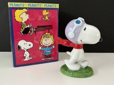 画像2: 箱付き スヌーピー フライングエース FLAMBRO フィギュア 置物 vintage SNOOPY