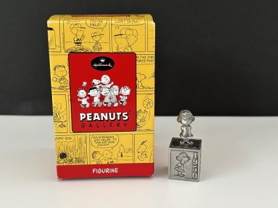 画像1: HALLMARK ルーシー LUCY 箱付き PEANUTS GALLERY 2000年 pewter フィギュア オールド USA ヴィンテージ スヌーピー